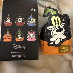Loungefly Disney Goofy Mini Bag - Black, Orange, Green, Yellow, White